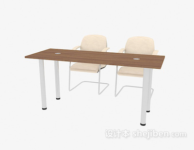 現代辦公室桌椅3D模型下載指南——設計本平臺精選資源