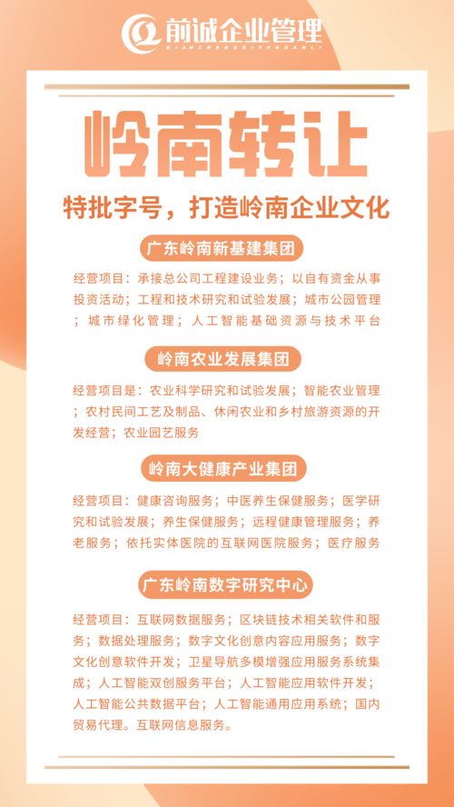 廣東省嶺南企業的多元產業融合發展 新基建、農業、大健康與文化創意